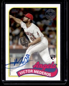 2024 Topps Series 1 Autograph Victor Mederos RC Auto Los Angeles Angels - Picture 1 of 2