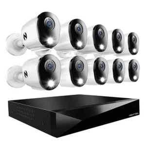 Night Owl 2-Way Audio 20 Channel 10 Camera 1080p DVR Security System with 1TB Ha - Picture 1 of 1
