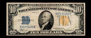 $10 1934 -A Silver Certificate North Africa WWII Emergency Issue (H115) - Picture 1 of 2