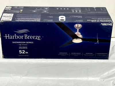 Harbor Breeze Showroom Series The Stokes 52”LED Ceiling Fan with Light & Remote - Image 1 of 4