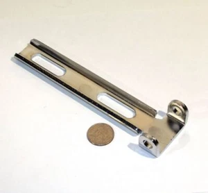Chrome Solo Seat Mounting Bracket Chrome 7" Nose Bracket for Custom Solo Seats - Picture 1 of 3