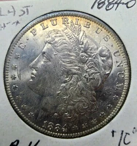 1884-O MORGAN SILBERDOLLAR MÜNZE - Bild 1 von 4