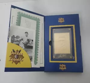 1995 Golden Legends 22k Gold Ty Cobb Card in box with Certificate COA - Picture 1 of 11