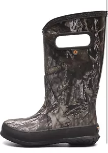 Bogs Kids Classic Rain Boot Plush Waterproof Warm Camo Green Little Kid Size 4 - Picture 1 of 6