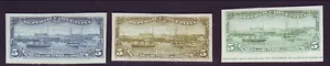 ARGENTINA 1902 ROSARIO IMPERF PROOFS-SHIPS - Picture 1 of 1