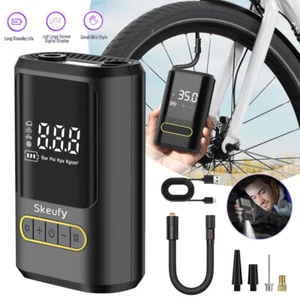Tragbarer Luftkompressor Mini Reifenpumpe Elektrischer Kompressor Fahrradpumpe - Bild 1 von 12