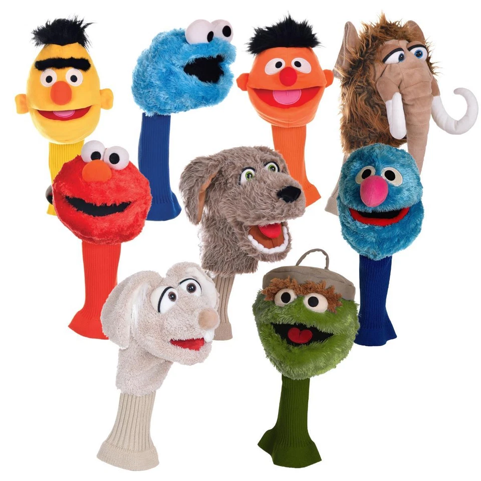 SESAME STREET Sesamstraße Neuheit Golf Headcover - Driver Holz Headcover - alle Designs
