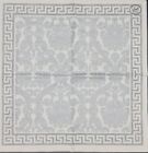 TWO Individual Napkins Silver Damask Cocktail for Decoupage (548)