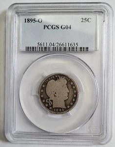 1895-O 25C PCGS G 04 j5 - Bild 1 von 4