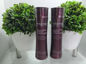 Keranique Volumizing Keratin Conditioner For All Hair ~ 8 oz ~ LOT OF 2 ~ NEW - Picture 1 of 4