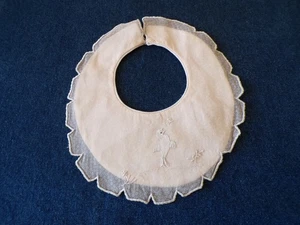 BAVOIR ANCIEN DENTELLE BRODERIE - Photo 1/4