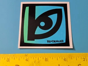 ADESIVO VINTAGE ANNI 80 BLOCKHEAD GOOD SAM CUNNINGHAM MARK PARTAIN NOS SKATEBOARD DECK - Foto 1 di 1