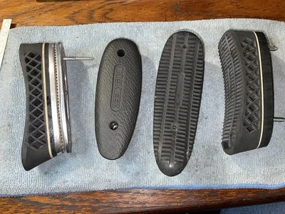 Grupo de almohadillas de retroceso vintage Pachmayr, Kick-ezz, Morgan ajustables, 4 almohadillas en total Foto 1 de 4