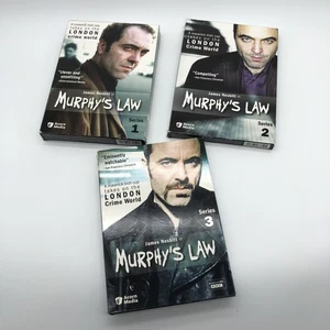 Murphy's Law Series 1 2 3 DVD James Nesbitt Acorn Media - Foto 1 di 20