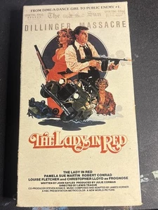 Die Dame in Rot VHS 1983 Dillinger Massaker gebraucht mit Christopher Lloyd - Bild 1 von 3