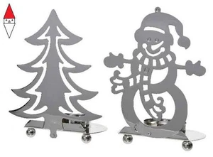 WEIHNACHTEN KAEMINGK EISENLICHT WEIHNACHTSFIGUR 2ASS FARBE: SILBER GRÖSSE: 7X10X12,5 CM - Bild 1 von 1