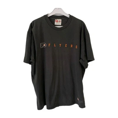 Винтажная тренировочная футболка Nike NHL Philadelphia Flyers Dry Land сделано в США NO60 - Изображение 1 из 4