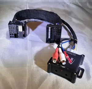 Audi A4 B7 8E 8H Plug&Play High-Low Adapter Lautsprecher auf Cinch Wandler - Picture 1 of 3