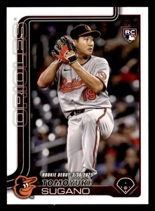 Aggiornamento Topps 2025 #US55 Tomoyuki Sugano Baltimore Orioles RC - Foto 1 di 2