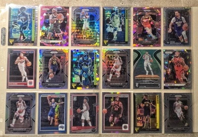 Lote de 33 cartas Milwaukee Bucks 25-26 lista, numeradas, paralelas, controles remotos e muito mais - Imagem 1 de 4