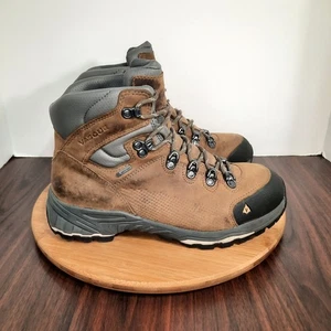 Vasque St. Elias Womens Size 9.5 Boots Brown Leather Hiking Outdoor Goretex 7161 - Picture 1 of 10