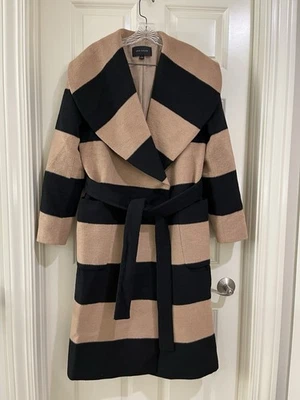 Casaco feminino Ann Taylor mistura de lã tamanho G - Imagem 1 de 4