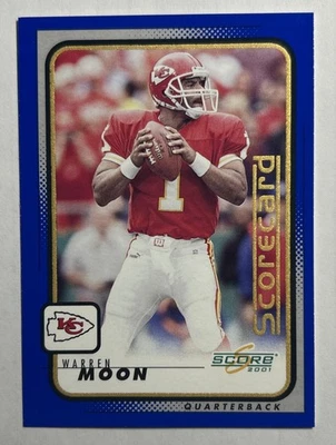 Warren Moon - 2001 Score Football #102 - ScoreCard 258/355 - Kansas City Chiefs - Image 1 of 4