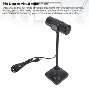 USB Computer Web Camera 2K Wide Angle Auto Focus Built In Noise Reduction La SAL - Afbeelding 1 van 23
