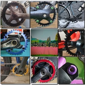 5pcs Bicycles Chainring Bolts,Aluminum Alloy Single Speed Chainring Bolts - Picture 1 of 20