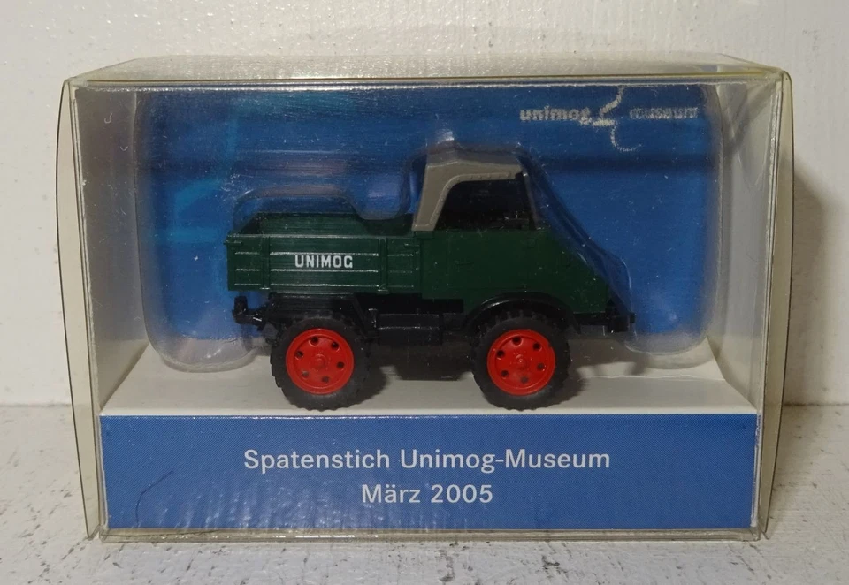Wiking MB Unimog U411 Spatenstich Unimog-Museum März 2005 1:87 OVP (BS43) - Bild 1 von 4