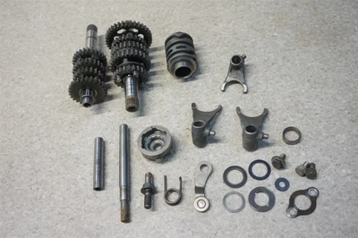 2002 02 Honda CR80RB CR80 CR 80 OEM Engine Transmission Tranny Gears Forks Drum - Image 1 of 4