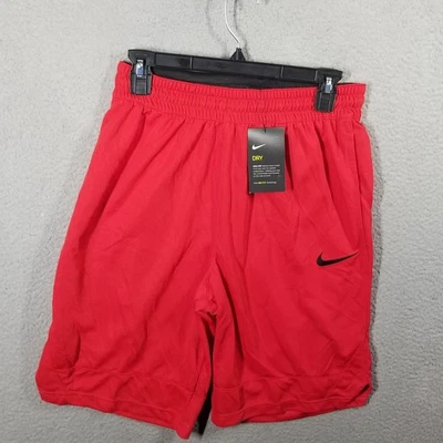 Pantalones Cortos de Baloncesto Nike Dri-FIT 11" Para Hombres Pequeños Rojos Gimnasio Atlético AJ3914-657 Foto 1 de 4