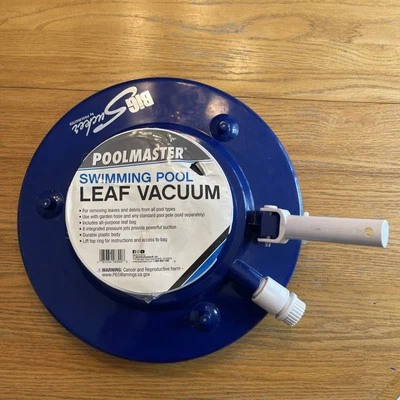 Poolmaster 28300 большой присоска плавательный бассейн лист пылесос, синий новый  - Изображение 1 из 4