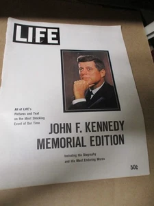 LIFE Magazine 1963 Cover: John F. Kennedy Memorial Edition E107 PB - Picture 1 of 7