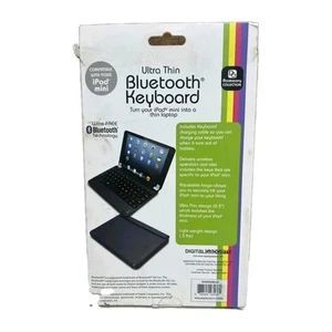 NIB Black Ultra Thin - Bluetooth Keyboard for iPad Mini SAME DAY SHIPPING - Picture 1 of 2