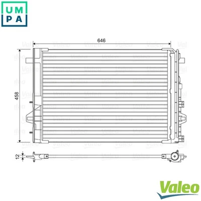 CONDENSER AIR CONDITIONING 814035 FOR MERCEDES-BENZ GLA-CLASS/SUV B-CLASS 1.8L - Image 1 of 4