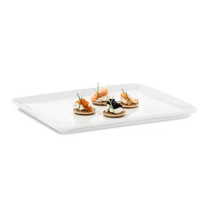 Piatto Piano Bianco in Porcellana 21,6x10,8 cm Bronnum | Aperitivo - Foto 1 di 3