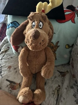 Dr. Seuss Cómo el Grinch Robó Navidad MAX EL PERRO Peluche Aurora 20" Foto 1 de 4
