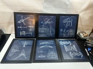 Star Wars U S Patent Fighter Prints - Picture 1 of 7