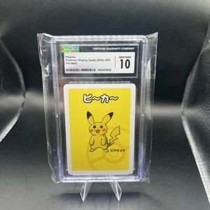 Pokemon Old Maid Pikachu 2019 japonés CGC Pristine 10 - Imagen 1 de 2