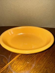 Oneida USA Oval Side Dish Au Gratin 6.5"x4 3/8" Yellow Oven Ware Pottery Restaur - Picture 1 of 3