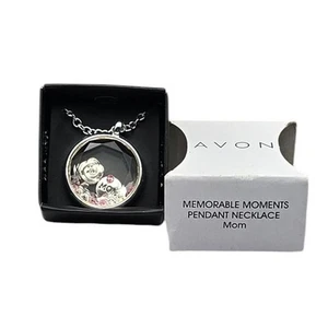 Avon Memorable Moments "Mama" schwebender Charm Anhänger Halskette  - Bild 1 von 8