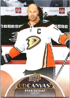 2021-22 Upper Deck Ryan Getzlaf Canvas #C123 Anaheim Ducks - Image 1 of 2