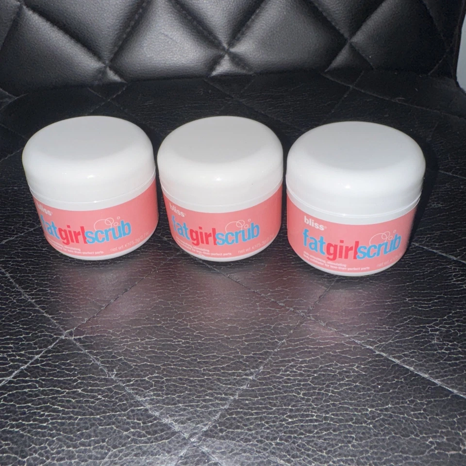 3 Bliss Fat Girl Body Exfoliator Scrub – 2.7 oz – For Women – NEW - Image 1 of 2