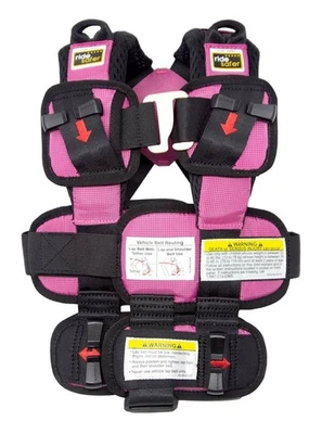 NEW Pink RideSafer Travel Vest Car Seat Large L Ride Safer NWT - Image 1 of 4