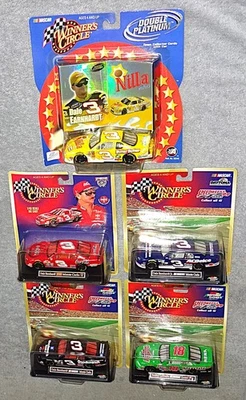 Winner's Circle NASCAR 5 Car Lot 1/43 Scale Earnhardt Labonte Earnhardt Jr - Image 1 of 4