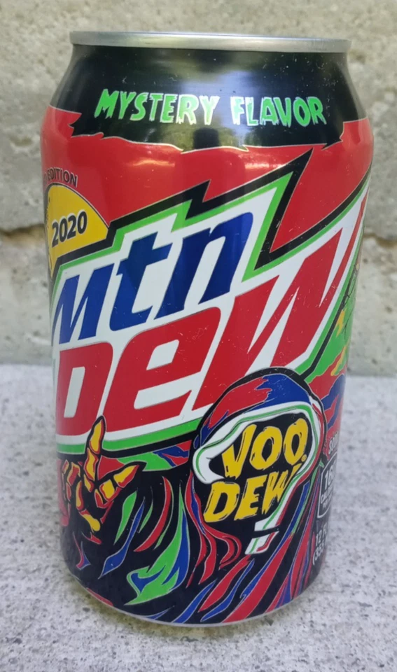 Mountain Dew Voodew Single 12oz Can Limited Edition 2020 Mystery Flavor Two 2