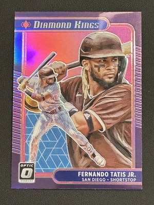 2021 Panini Donruss Optic - Diamond Kings Pink Prizm #27 Fernando Tatís Jr. - Image 1 of 2