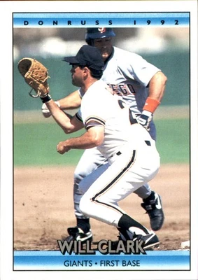 Will Clark 1992 Donruss #214 San Francisco Giants FREE SHIPPING AutographDen - Image 1 of 2