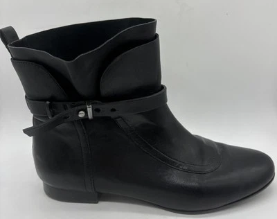 Женские черные кожаные ботильоны Belle Sigerson Morrison Miracle на низком каблуке размер 8B - Изображение 1 из 4